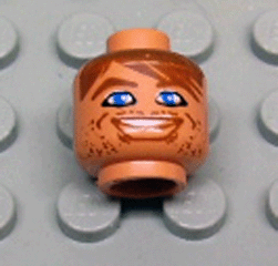Minifigure, Head NBA Steve Nash Pattern