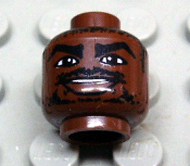 Minifigure, Head NBA Tony Parker Pattern