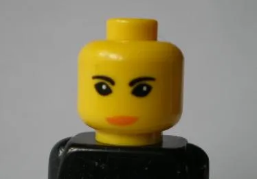 Minifigure, Head Female with Orient Jing Lee Pattern
