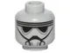 Minifigure, Head Alien with Black Goggles and Breathing Mask Pattern (SW Imperial Driver / Pilot)