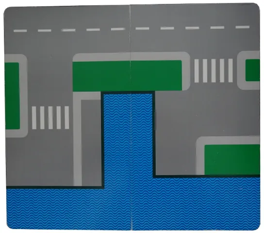 Paper Cardboard Base for Set 364, Harbor Pattern