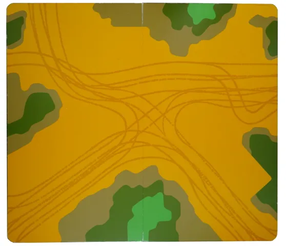 Paper Cardboard Base for Set 365, Wild West Pattern