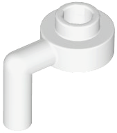 Plate, Round 1 x 1 Open Stud with Bar Arm Down