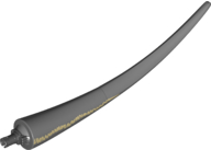 Dinosaur Tail Therizinosaurus with Pin and Tan Markings Pattern