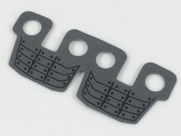 Minifigure Skirt Cloth with Armor Plates Pattern