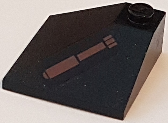 Slope 33 3 x 3 Double Convex with Hydraulic Cylinder Pattern Model Right Side (Sticker) - Set 7888