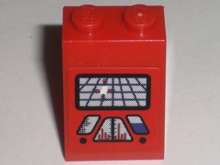 Slope 65 2 x 2 x 2 with Bottom Tube with Control Console Pattern (Sticker) - Set 5984