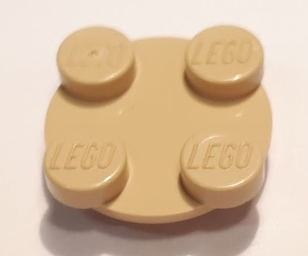 Turntable 2 x 2 Plate, Top