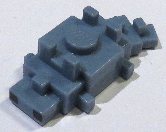 Minecraft Silverfish with 2 Black Squares Pattern