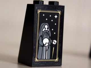 Slope 75 2 x 2 x 3 - Solid Studs with Portrait of Morinehtar the Blue Pattern (Sticker) - Set 10237