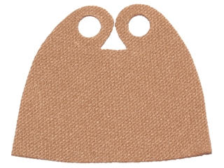 Minifigure Cape Cloth, Triangle Neck Cut - Spongy Stretchable Fabric
