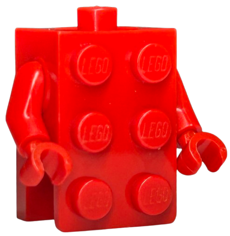 Torso, 2 x 3 Brick Costume / (Same Color) Arms / (Same Color) Hands