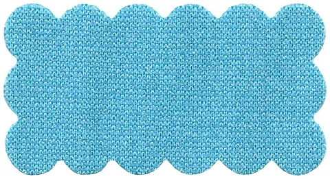 Cloth Carpet Rug 3 x 5 with Scalloped Edges