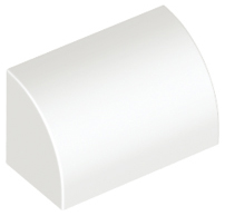 Slope, Curved 1 x 2 with Bottom Stud Holder