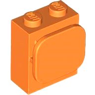 Brick, Modified 1 x 2 x 2 with Paper / Photo Holder