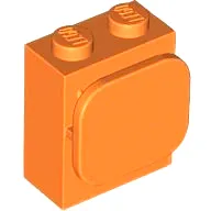 Brick, Modified 1 x 2 x 2 with Paper / Photo Holder