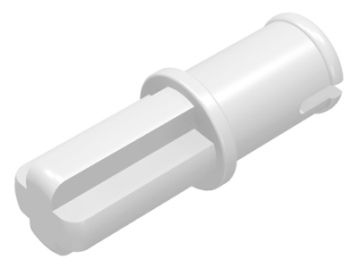 Technic, Axle  1L with Pin without Friction Ridges with Round Hole