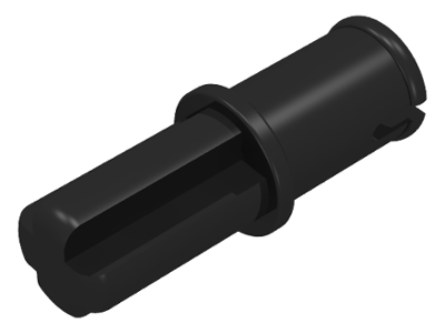 Technic, Axle  1L with Pin without Friction Ridges with Round Hole