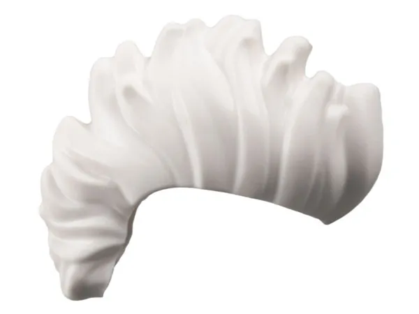 Minifigure, Hair Mohawk, Wide and Wavy