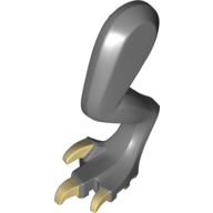 Dinosaur Leg Large (Rear) Indoraptor / Baryonyx / Therizinosaurus Left with Pin, Tan Claws Pattern