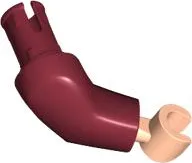 Arm Large with Pin, Right with Light Nougat Hand