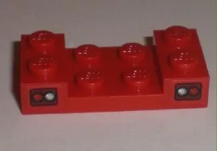 Vehicle, Mudguard 2 x 4 with Arch Studded and Taillights Pattern (Stickers) - Set 8195