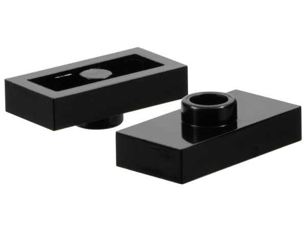 Plate, Modified 1 x 2 with 1 Stud without Groove (Jumper)