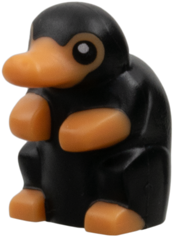 Niffler with Black Eyes and Hair Pattern