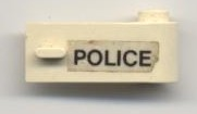 Door 1 x 3 x 1 Right with 'POLICE' Pattern (Sticker) - Set 6681