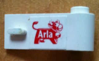 Door 1 x 3 x 1 Right with Arla Dairy Logo Pattern (Sticker) - Set 1581-2