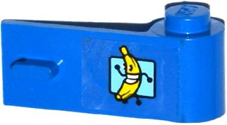 Door 1 x 3 x 1 Right with Running Banana Pattern (Sticker) - Set 76026