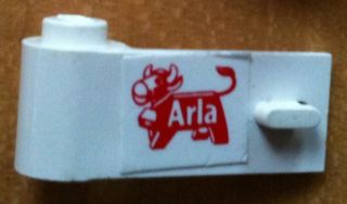 Door 1 x 3 x 1 Left with Arla Dairy Logo Pattern (Sticker) - Set 1581-2