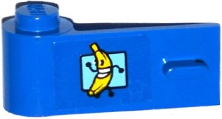Door 1 x 3 x 1 Left with Running Banana Pattern (Sticker) - Set 76026