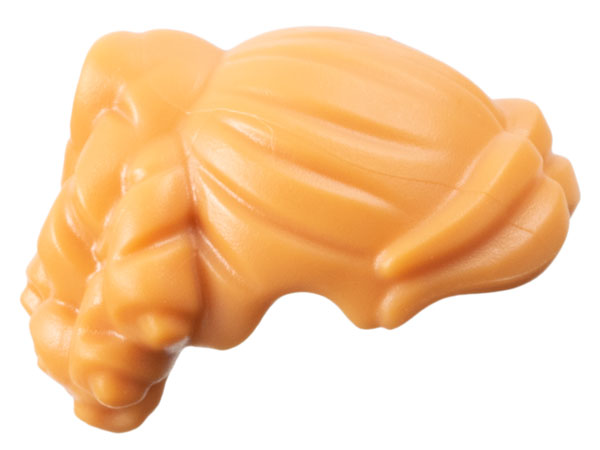 Mini Doll, Hair Female Mid Length, Bangs Part in Middle, Ringlets and Hole for Pin in Back