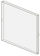 Glass for Window 1 x 4 x 3