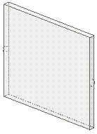 Glass for Window 1 x 4 x 3