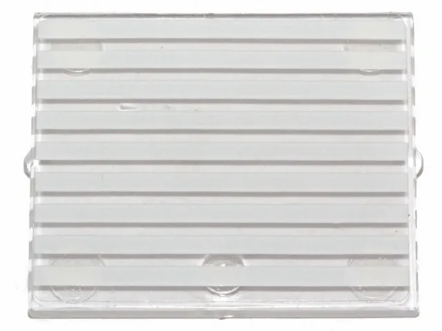 Glass for Window 1 x 4 x 3 with 9 White Stripes Pattern (Sticker) - Sets 6364 / 6382 / 6383 / 6385