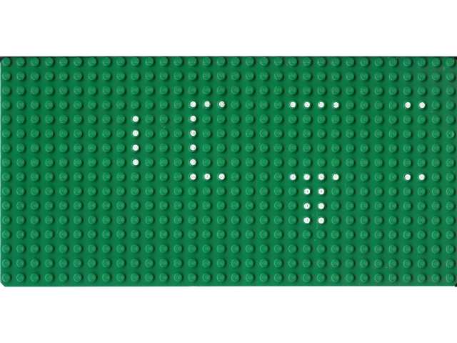 Baseplate 16 x 32 with Set 356/540 Dots Pattern