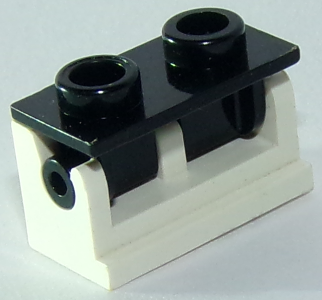 Hinge Brick 1 x 2 with Black Top Plate (3937 / 3938)