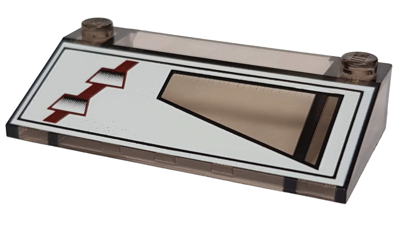 Slope 33 3 x 6 with Inner Walls with ARC-170 Starfighter Pattern Model Right Side