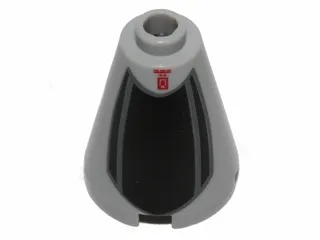 Cone 2 x 2 x 2 - Open Stud with B-wing Cockpit Pattern