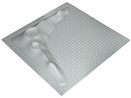Baseplate, Raised 32 x 32 Crater Plate without Crater Studs