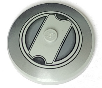 Dish 4 x 4 Inverted (Radar) with Solid Stud with SW AT-AT / AT-TE / AT-OT Pattern