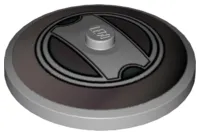 Dish 4 x 4 Inverted (Radar) with Solid Stud with SW AT-AT / AT-TE / AT-OT Pattern