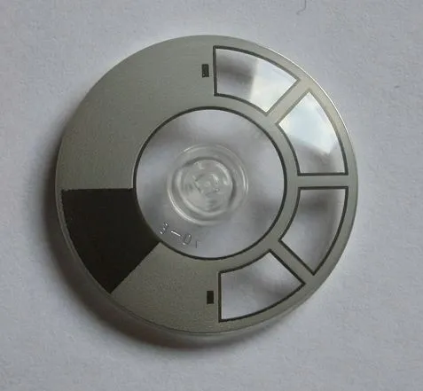 Dish 4 x 4 Inverted (Radar) with Solid Stud with Light Bluish Gray and Dark Bluish Gray Radial Millennium Falcon Cockpit Pattern