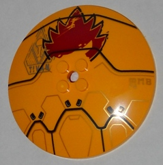 Dish 8 x 8 Inverted (Radar) with 'TIVAN' and '28MB' Golden Drone Pattern