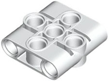 Technic, Pin Connector Block, Liftarm 1 x 3 x 3