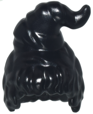 Minifigure, Hair Female Long Peaked Top Knot Inclined to the Left