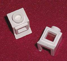 Window 1 x 1 x 1 with Extended Lip, with Trans-Clear Glass