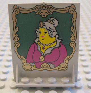 Door 2 x 5 x 5 Swivel, Bracket Base with HP The Fat Lady Portrait Pattern
